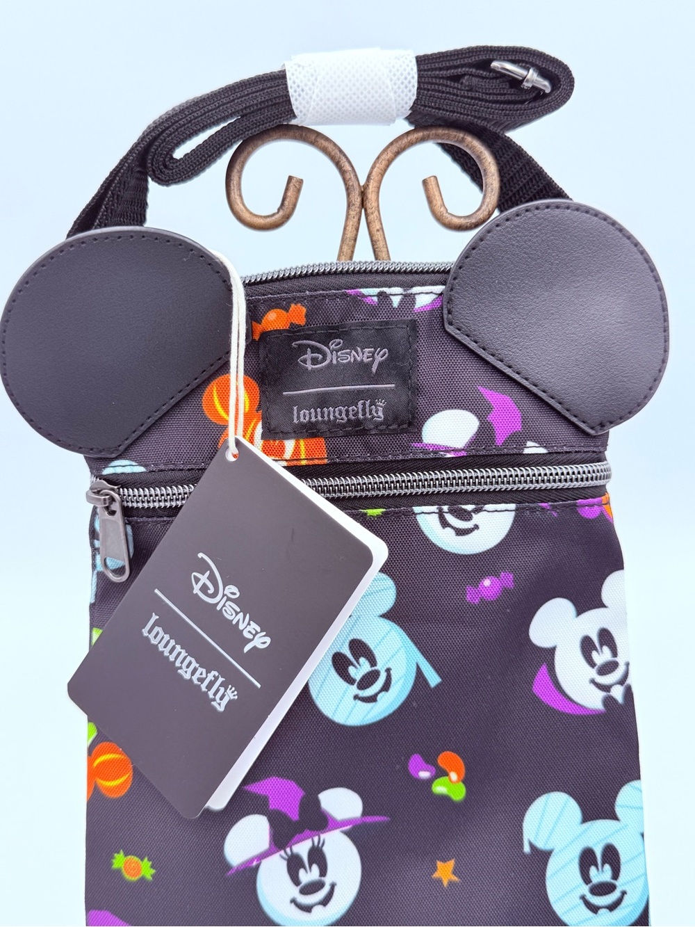 Loungefly Halloween Mickey Crossbody Bag NWT - Picture 2 of 7